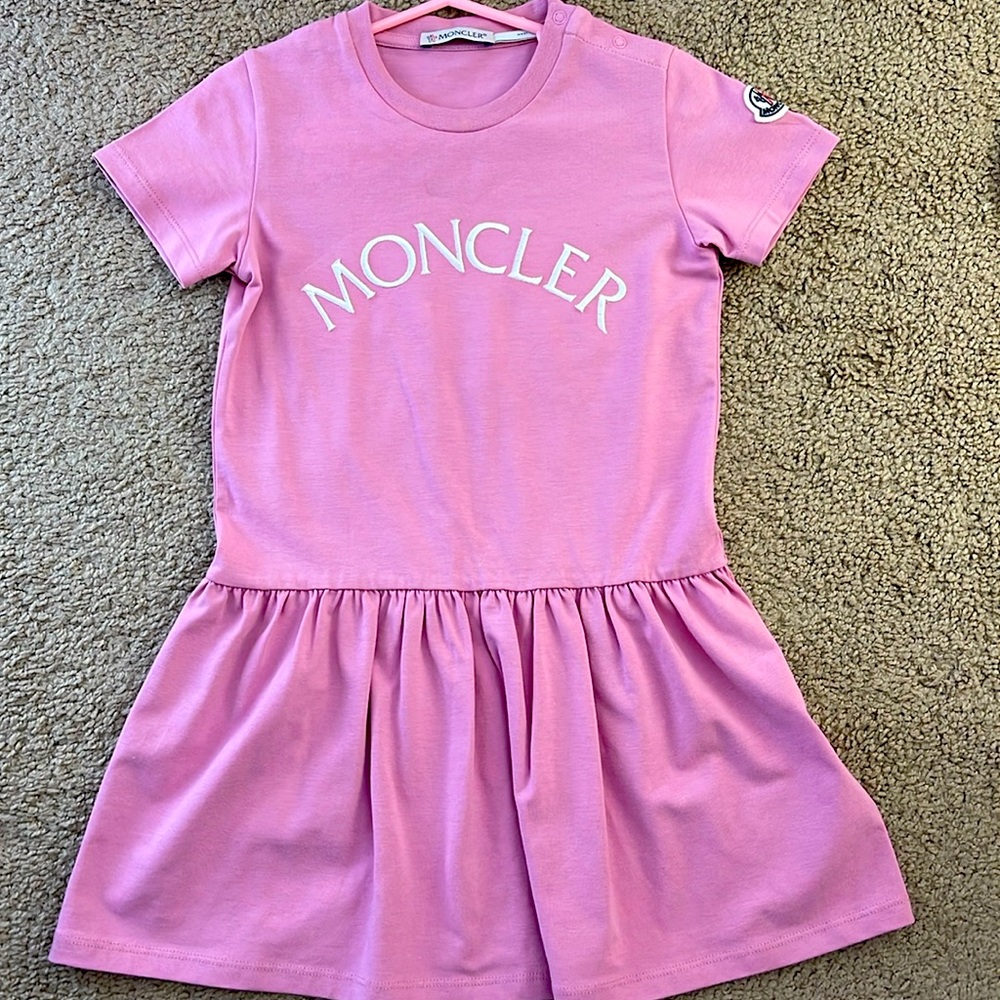 Moncler Toddler Pink Dress 3T